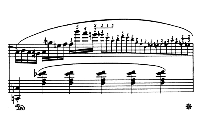 An example of fioritura in written music